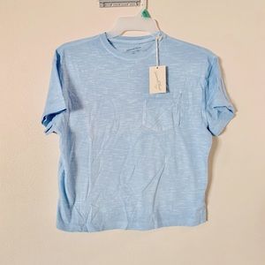 Universal Thread Women’s Lt Blue Crop Tee Various Sizes New W/Tag